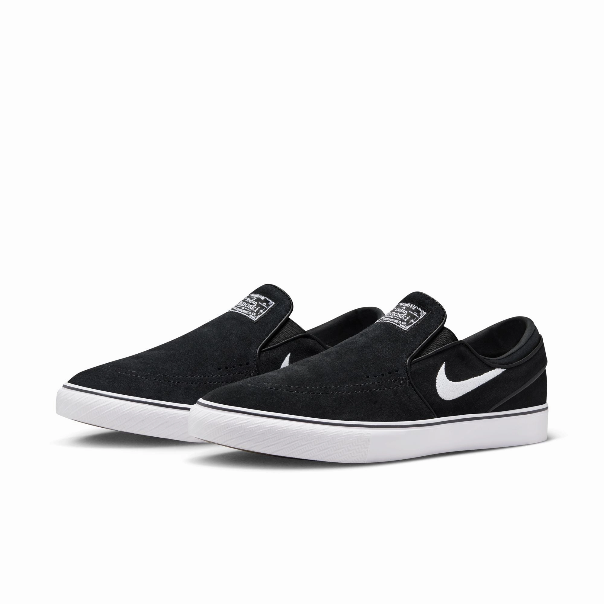 NIKE SB JANOSKI  SLIP BLACK / WHITE-BLACK-BLACK Lunarlon Nike Shoes