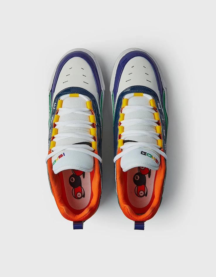 Nike SB Air Max Ishod Premium Skate Shoes - University Red/Black-Amarillo-Navy Nike Basketball Player Shoes