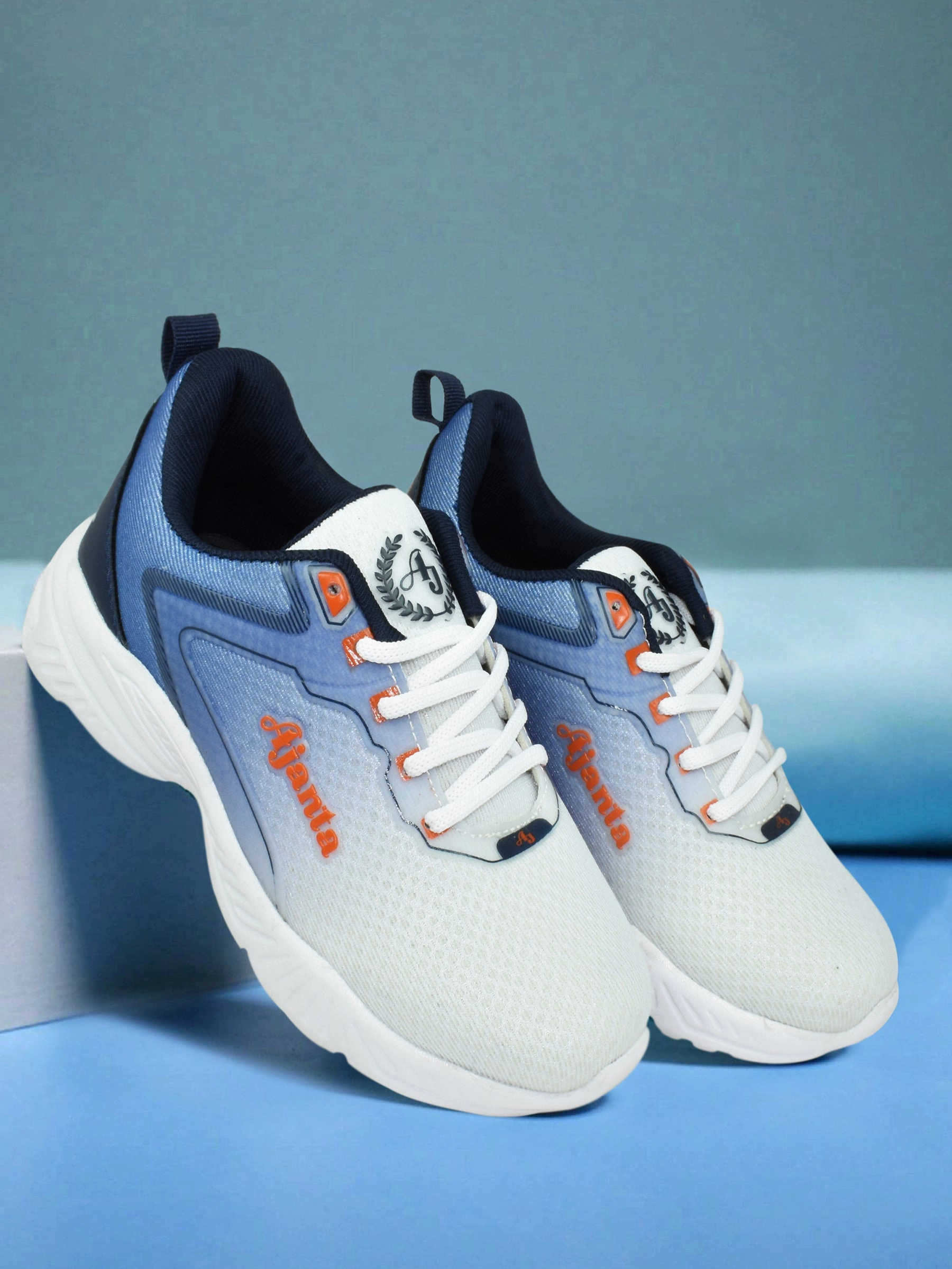 Best Running Shoes For 10k Race Ajanta Boys' Blue Sports Shoes | Lightweight EVA Sole | Breathable Mesh Upper | Stylish & Durable Kids Footwear EK2008