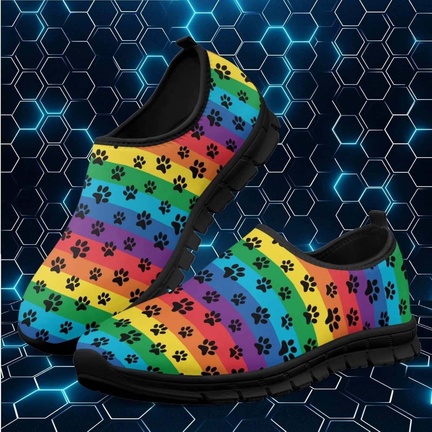 Rock Climbing Shoes Where To Buy American Flag Walking Shoes for Women Slip On Casual Running Shoes Low Top Mesh Sport Shoes Lightweight Adult Jogging Shoes