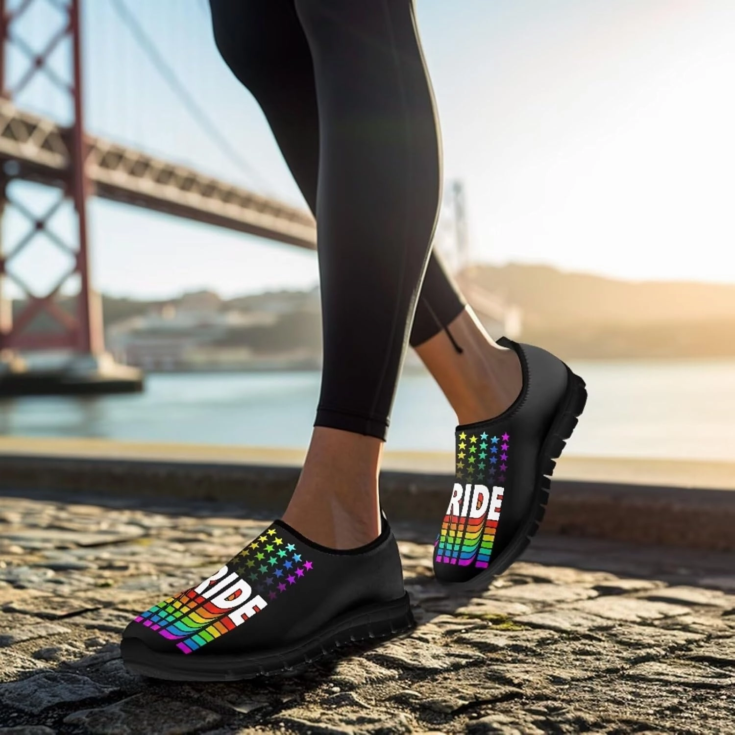 American Flag Walking Shoes for Women Slip On Casual Running Shoes Low Top Mesh Sport Shoes Lightweight Adult Jogging Shoes Top Ten Climbing Shoes