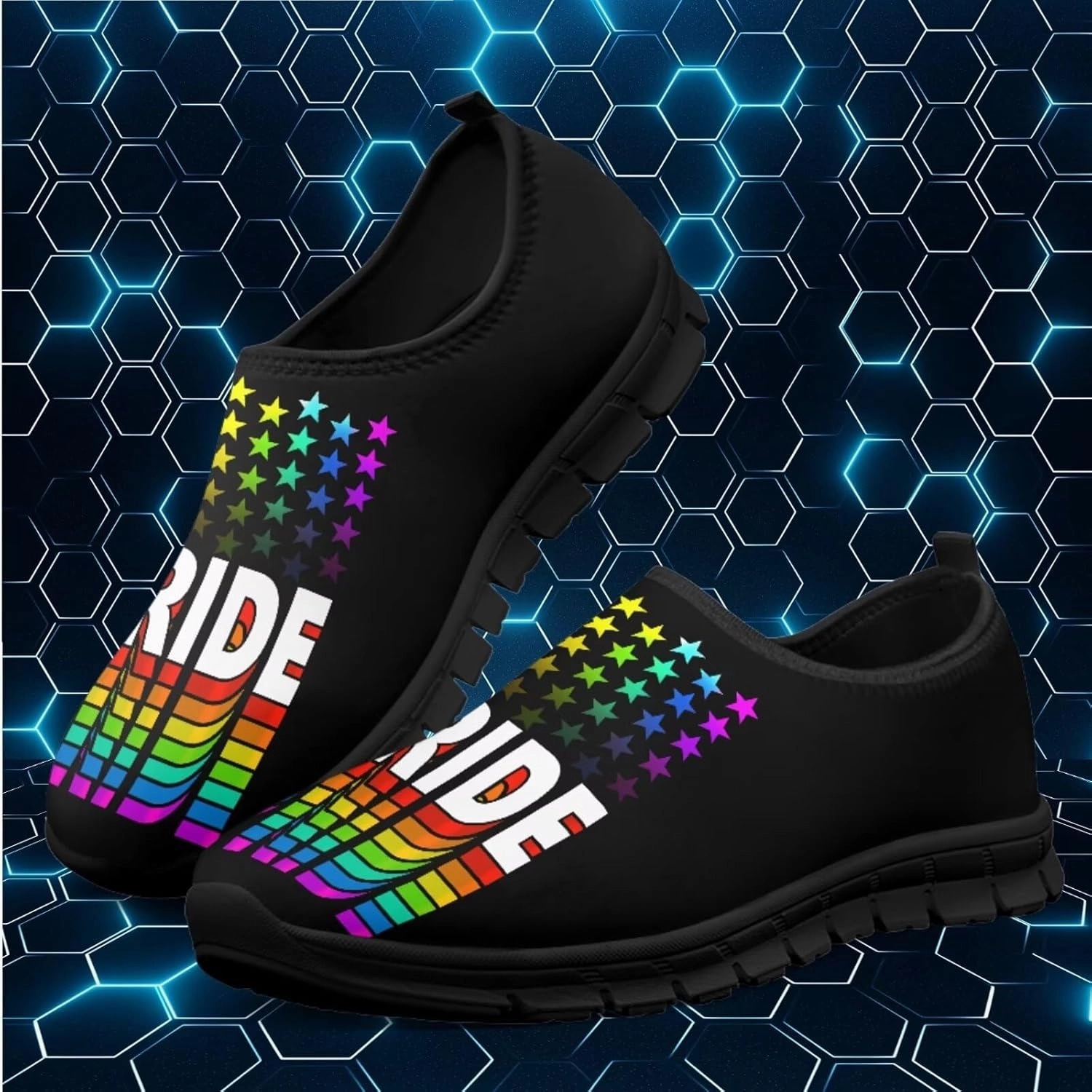 Best Cycling Shoes For Hot Weather American Flag Walking Shoes for Women Slip On Casual Running Shoes Low Top Mesh Sport Shoes Lightweight Adult Jogging Shoes