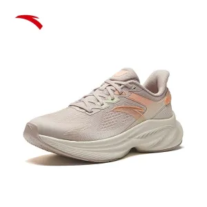 ANTA Women Shock Running Shoes 9225A5511-2 -White/Grey/Orange (Kasut Larian/Kasut Joging Perempuan) Skadoo Snow Winter Cold Weather Boots