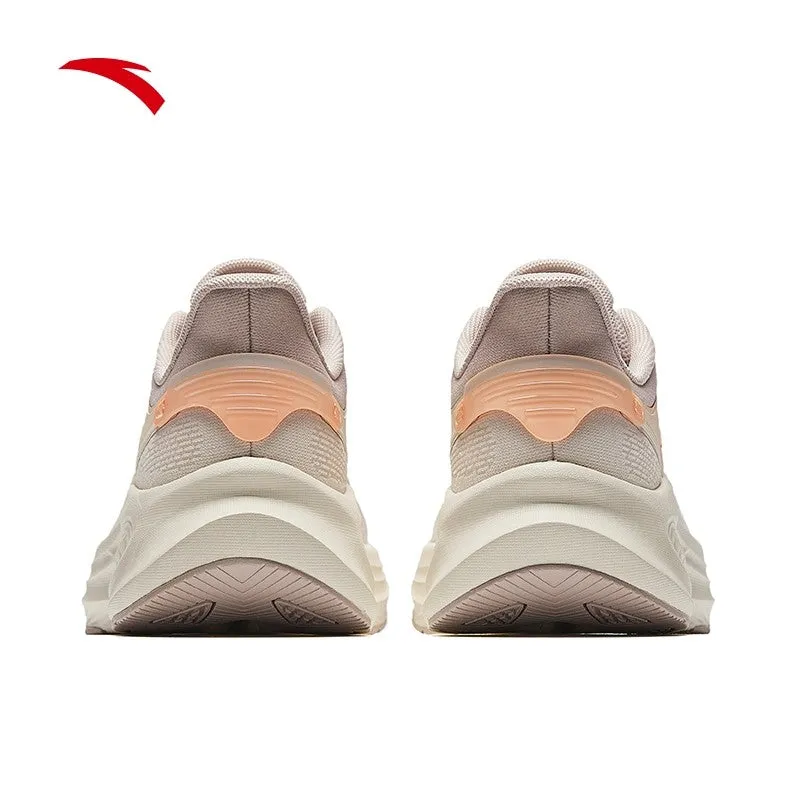 ANTA Women Shock Running Shoes 9225A5511-2 -White/Grey/Orange (Kasut Larian/Kasut Joging Perempuan) Akira Snow Boots