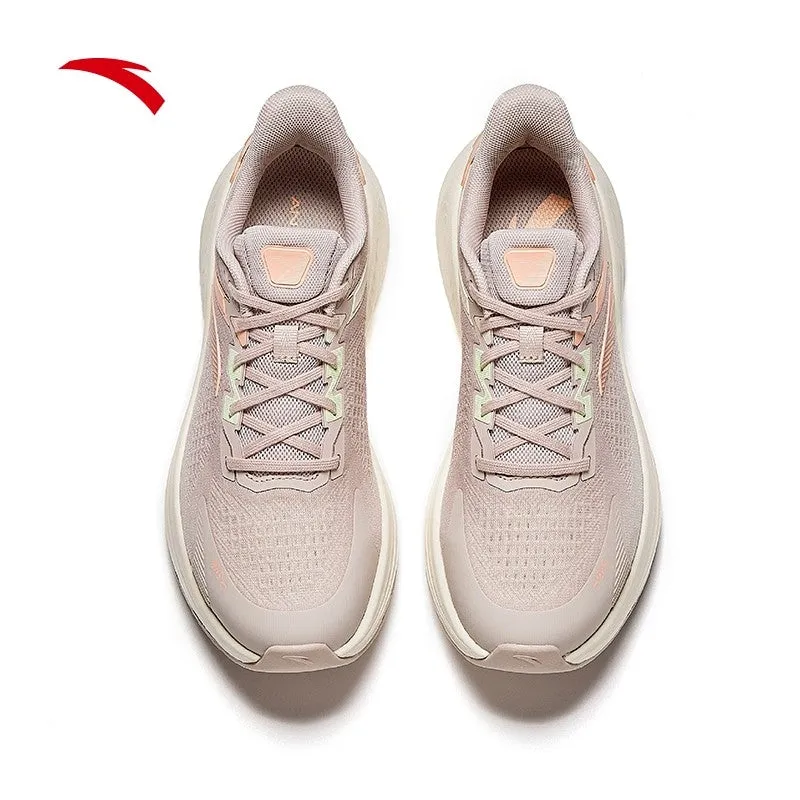 Snow Warm Boots ANTA Women Shock Running Shoes 9225A5511-2 -White/Grey/Orange (Kasut Larian/Kasut Joging Perempuan)