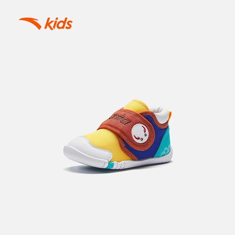 anta kids boys vintage sports Running Shoes 3125C0033-1 -yellow/orange/blue Snow Boots For Men Size 7