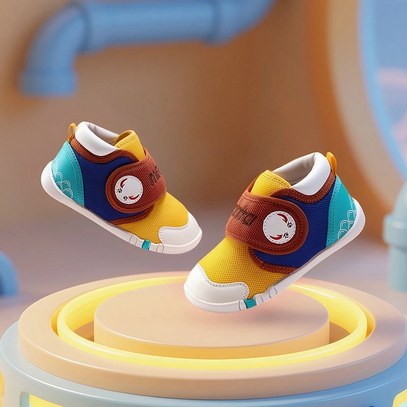 Lightweight Snow Boot anta kids boys vintage sports Running Shoes 3125C0033-1 -yellow/orange/blue