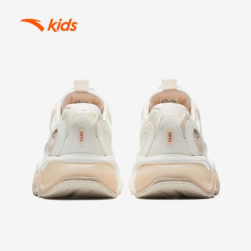 anta kids girls HUANXING casual shoes 3225C8801-4 -beige (kasut kasual kanak perempuan) Snow Boots Sam's Club