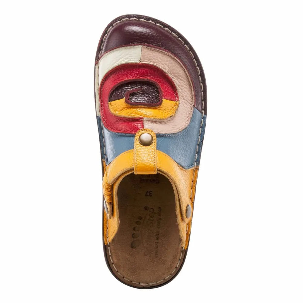 Hello Soho Clogs Spring Step Shoes Lollipop Women's Patchwork Multicolor Clogs
