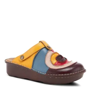 Spring Step Shoes Lollipop Women's Patchwork Multicolor Clogs Boston Clogs Reps