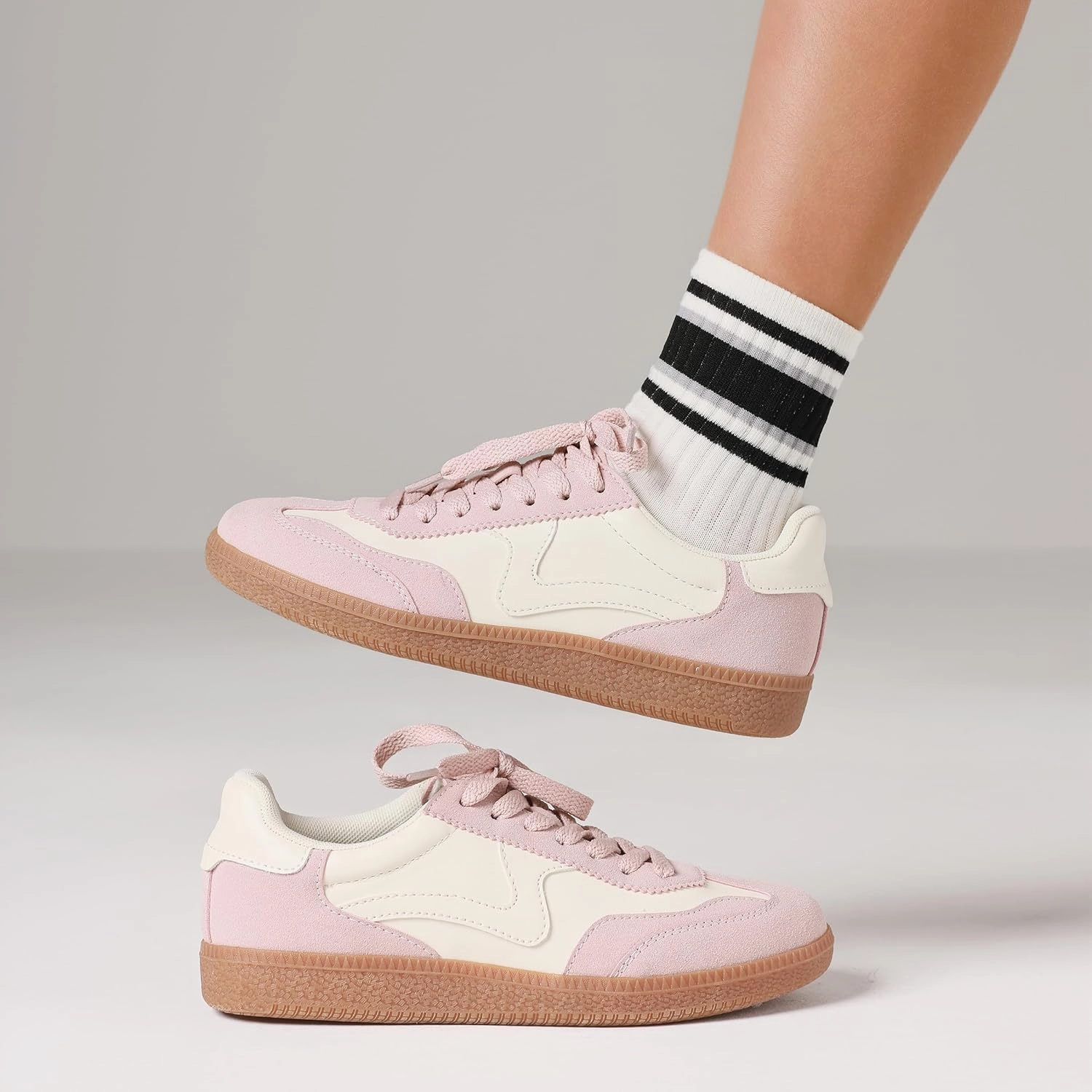 Michigan State Tennis Shoes AOSPHIRAYLIAN Sneakers for Women Comfortable Casual Walking Tennis Shoes Slip-On & Lace-Up Women's Fashion Sneakers Trendy Women's Footwear