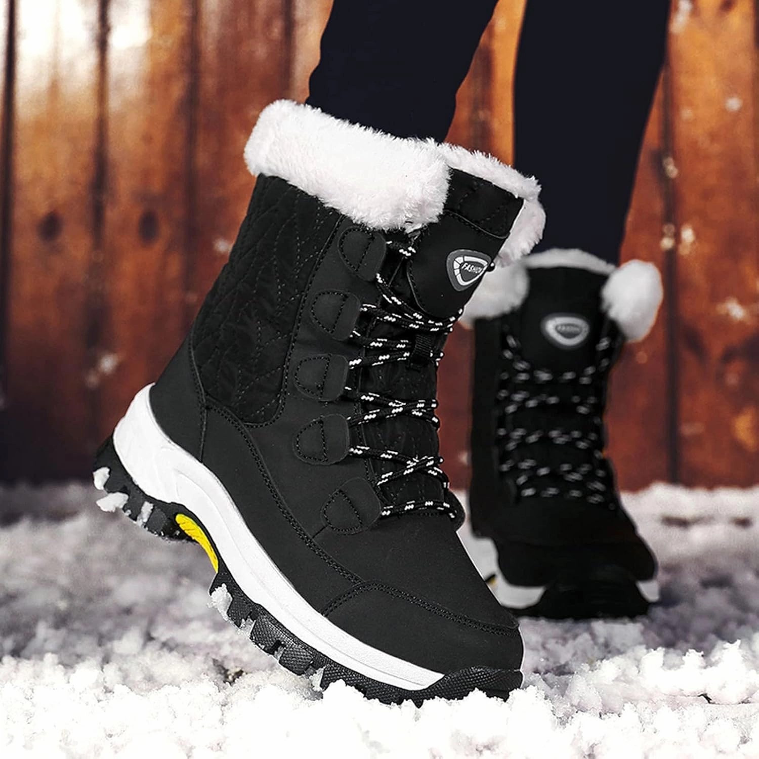 Combat Boots Womens Rhinestone Western Chunky Heel Boots Retro Pull On Embroidered Knee High Cowboy Boots Combat Boots Lug Sole