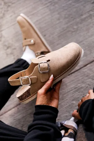 Ash Clogs - Taupe Classic Adjustable Slip Resistant Clogs