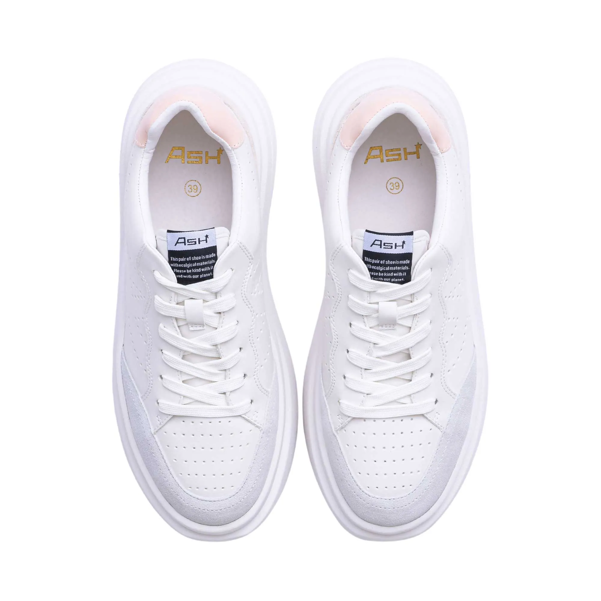 Mk Rain Boots On Sale ASH Women's White/Talc Sneaker