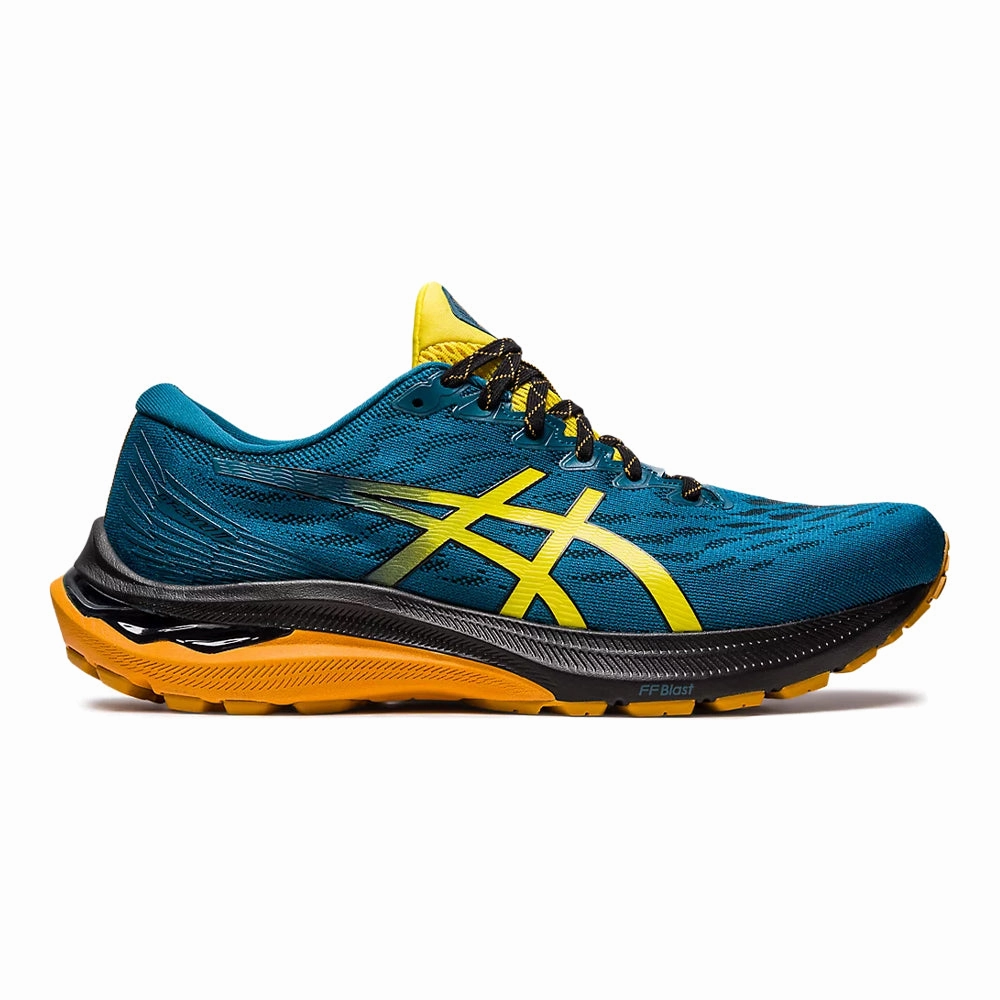 Asics Gel Foam Shoes Men's Asics GT-2000 11 TR, Nature Bathing/Golden Yellow, 9 2E Wide