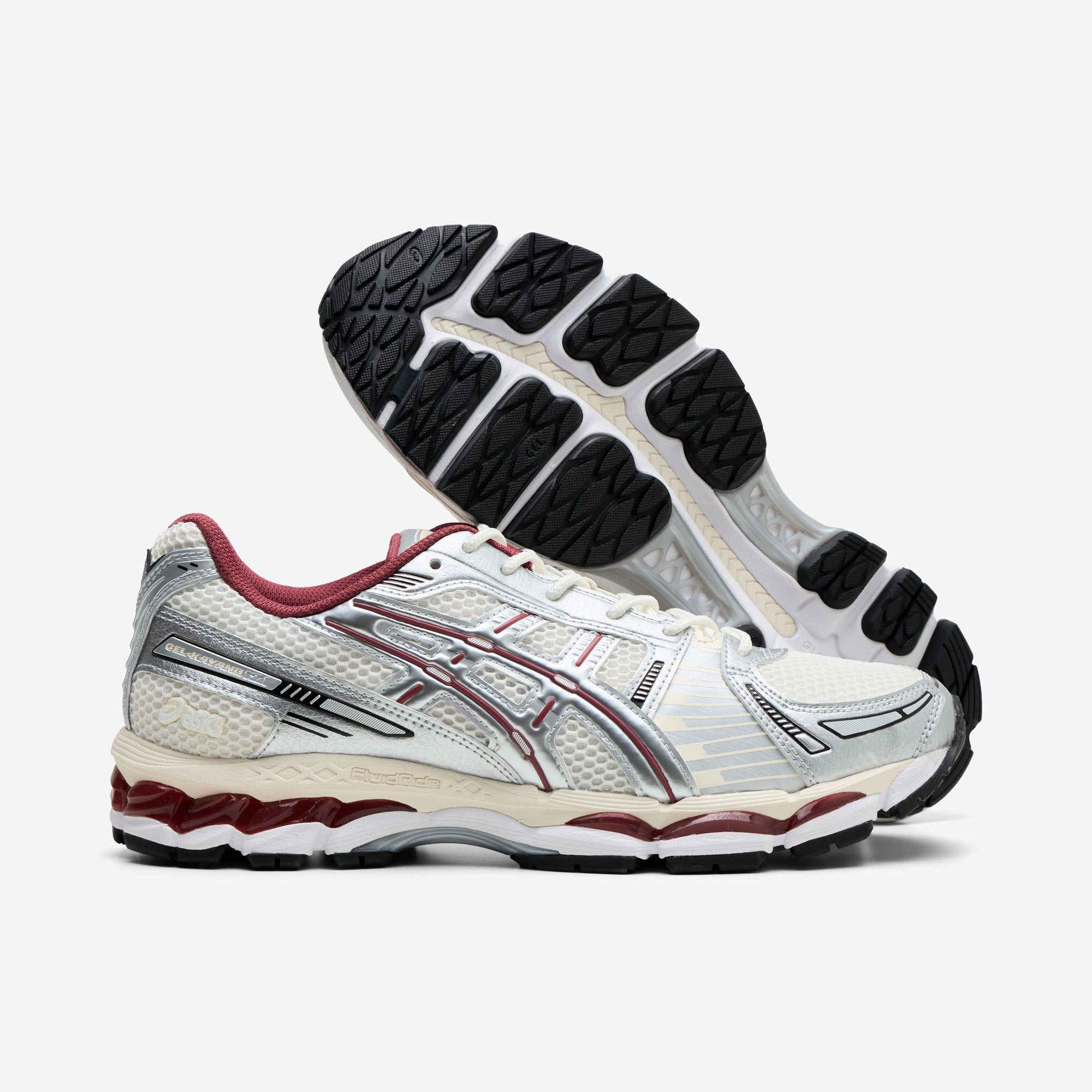 Asics Netball Shoes ASICS GEL-Kayano 12.1 Cream / Pure Silver