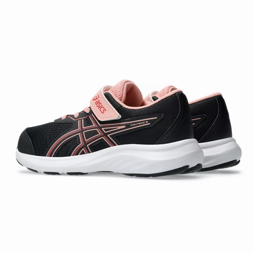 Asics Girls Trainer Contend 9 PS Black/Dark Pink Clay Asics Gel Excite Trail 2 Running Shoes