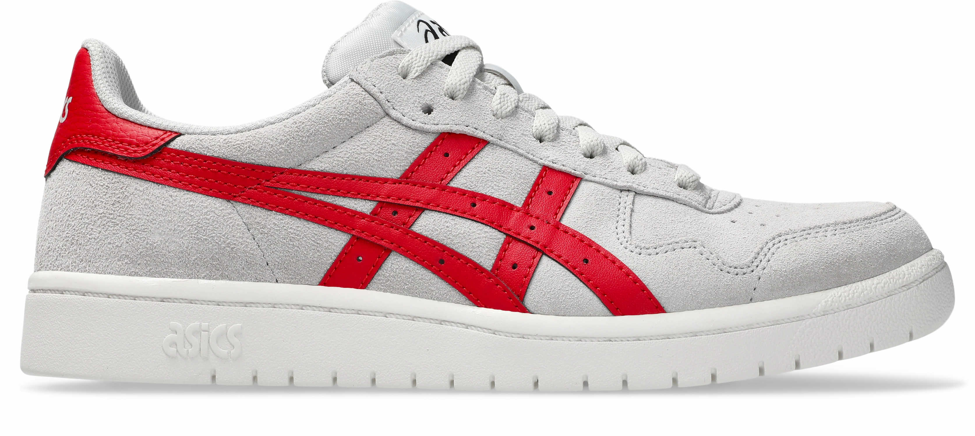 Asics Japan Pro Skate Shoes-Cloud Grey/Classic Red Asics Shoes Perth