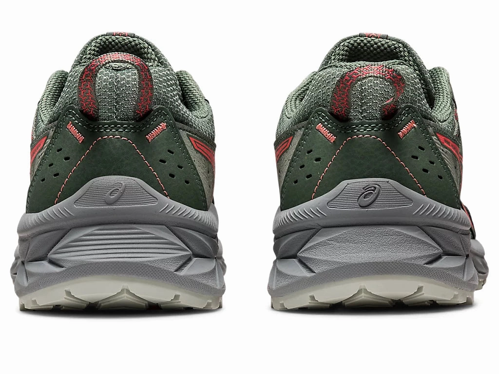 Asics Kid's Gel Venture 9 GS - Ivy/Papaya Best Asics Shoe For Flat Feet