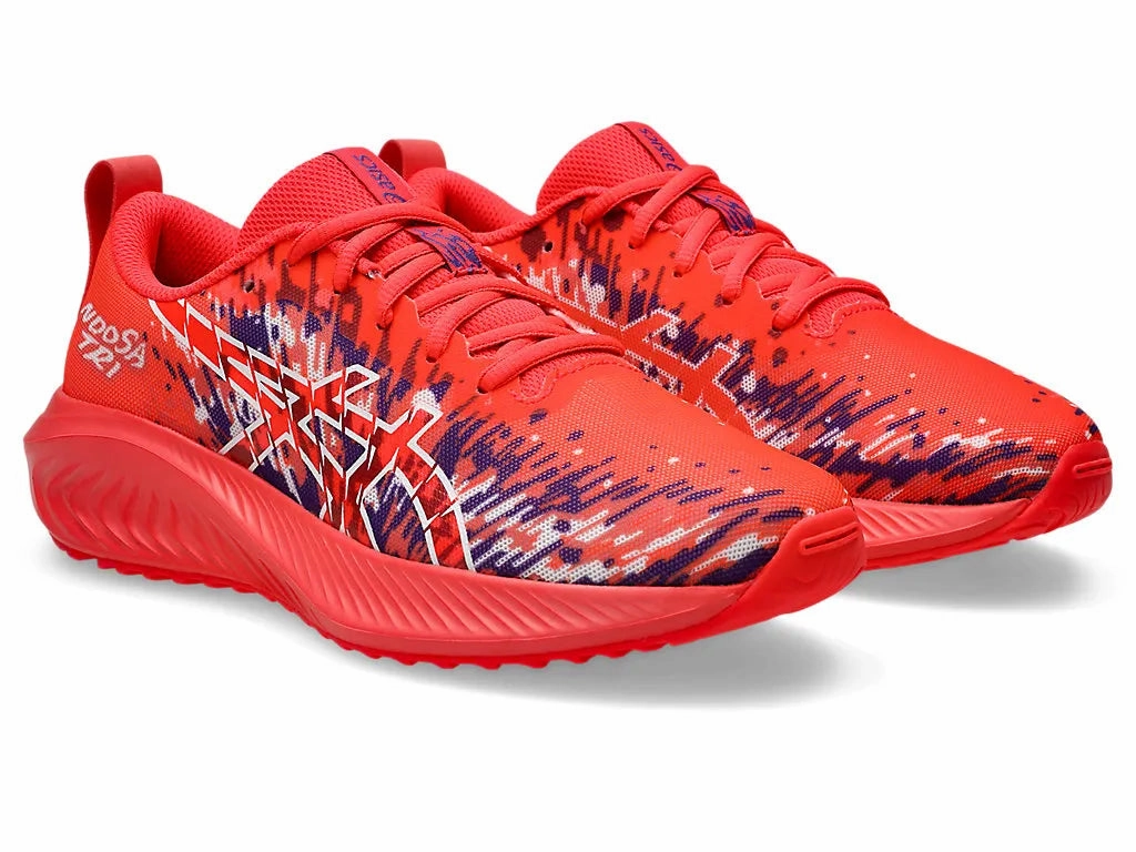 New Asics Wrestling Shoes Asics Kids Gel Noosa Tri 16 GS - Flash Red/White