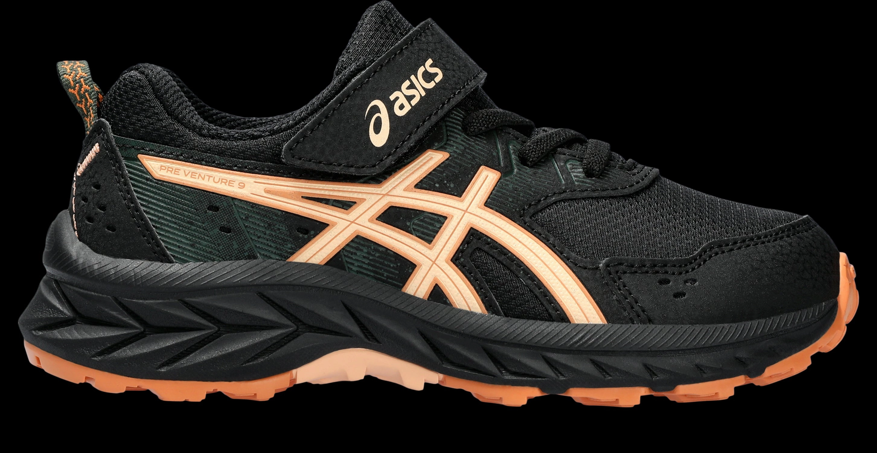 Asics Kids Gel Venture 9 PS - Black/Apricot Crush Asics Nitrofuze 2 Running Shoes