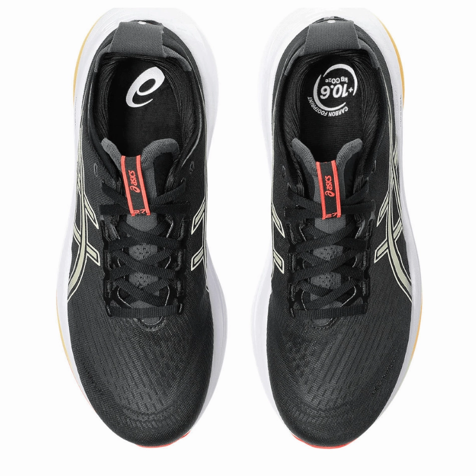 ASICS Men's GEL-NIMBUS 27 Running Shoes in Black/Kahki AW25 Asics Velcro Wrestling Shoes