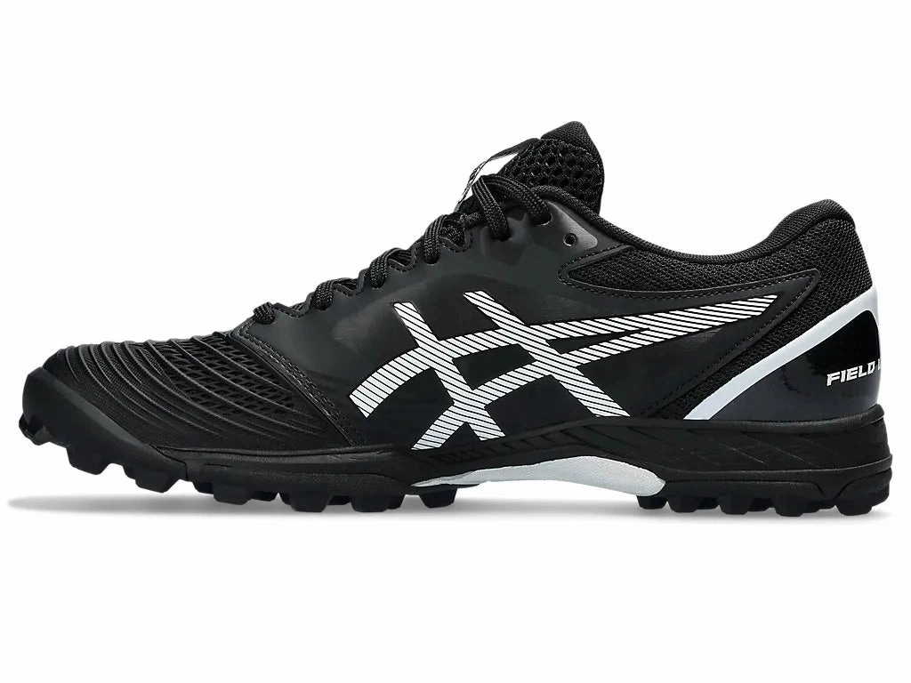 Asics Mens Field Ultimate FF Turf and Hockey Shoe - Black/White Asics Mma Shoes
