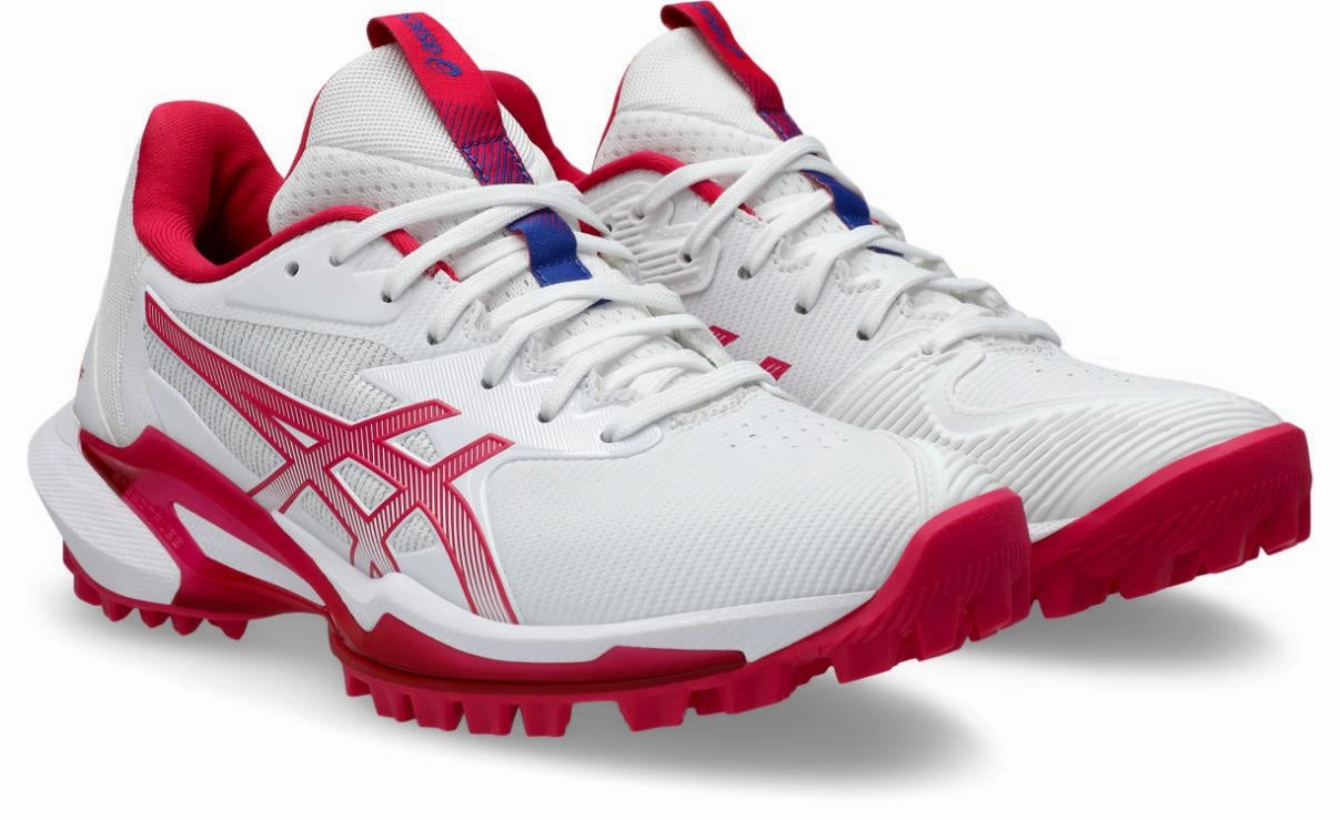 Asics Womens Field Speed FF 2 Hockey Shoe - White/Bright Rose Asics Comparison Chart