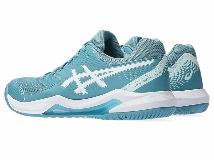 Asics Womens Gel Dedicate 8 (Hardcourt) Tennis Shoe - Gris Blue/White Asics Gel-kinsei 5 Running Shoe