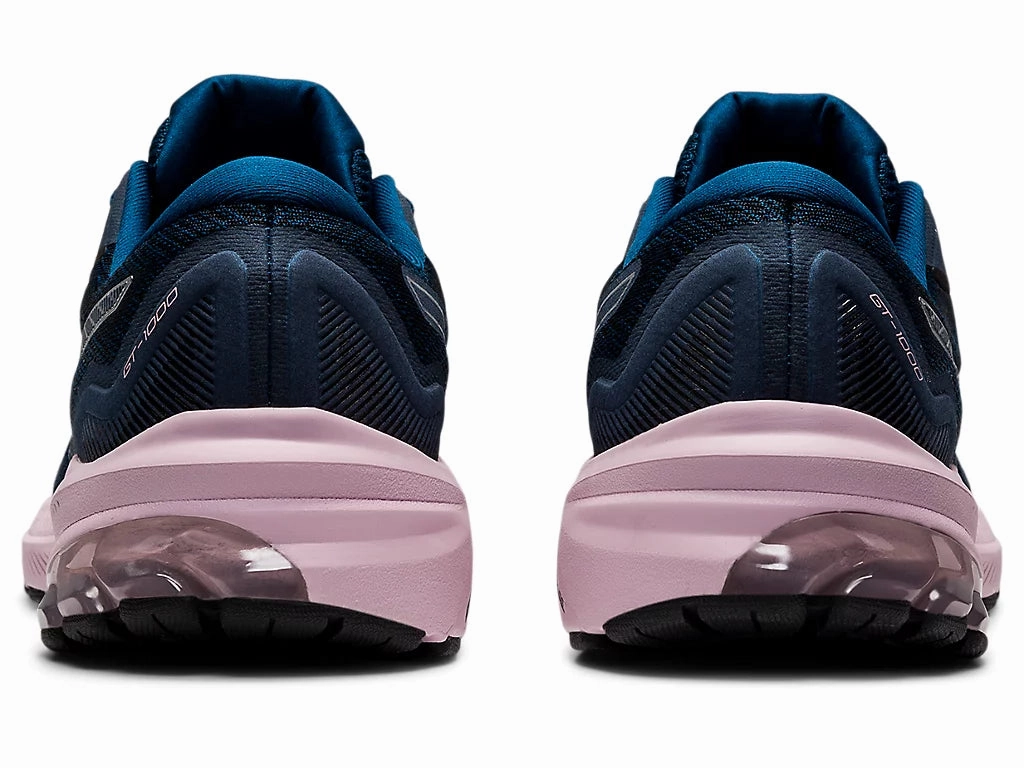 Asics Womens GT-1000 11 (D) - Mako Blue/Barley Rose Asics Gel Kayano Tennis Shoes