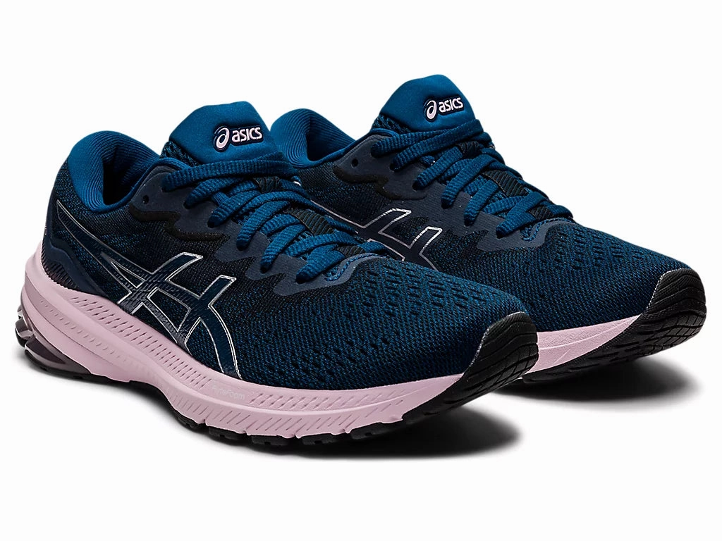 Asics Womens GT-1000 11 (D) - Mako Blue/Barley Rose Asics Sonoma Trail Running Shoes