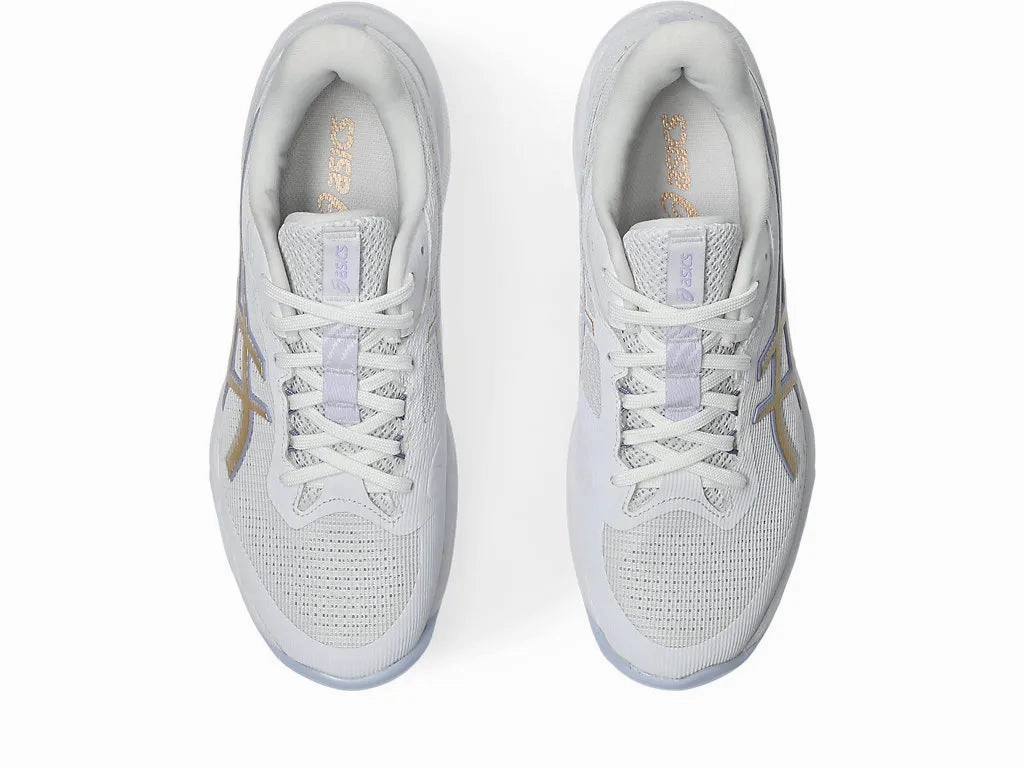 Asics Womens Netburner Ballistic FF 4 (D Width) - White/Champagne Asics Gel Nimbus 18 Nyc Running Shoe