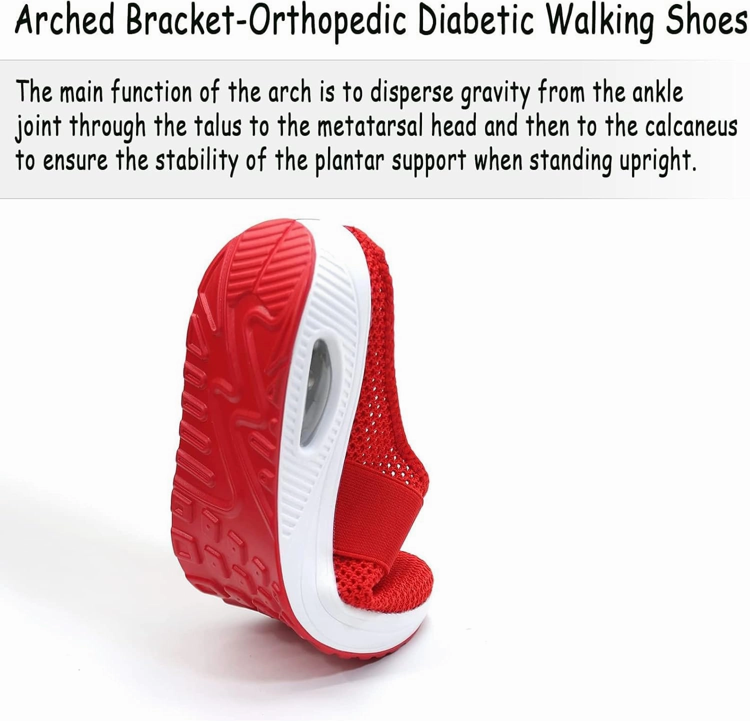 Women's Air Cushioned Arch Support Walking Shoes Mesh Orthopedic Diabetic Slippers Summer Slip-On Mule Sneakers Breathable Slippers Closed Toe Slides Outdoor Going Out Lounge Hibbett Tennis Shoes