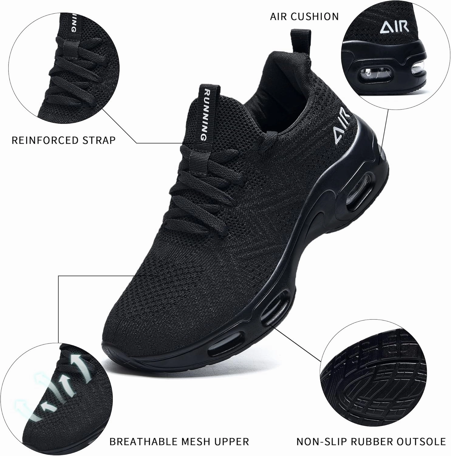 AUPERF Women Air Running Shoes Athletic Tennis Walking Shoes Lightweight Fashion Sneakers for Gym Sport Jogging Badminton Shoes Lightweight