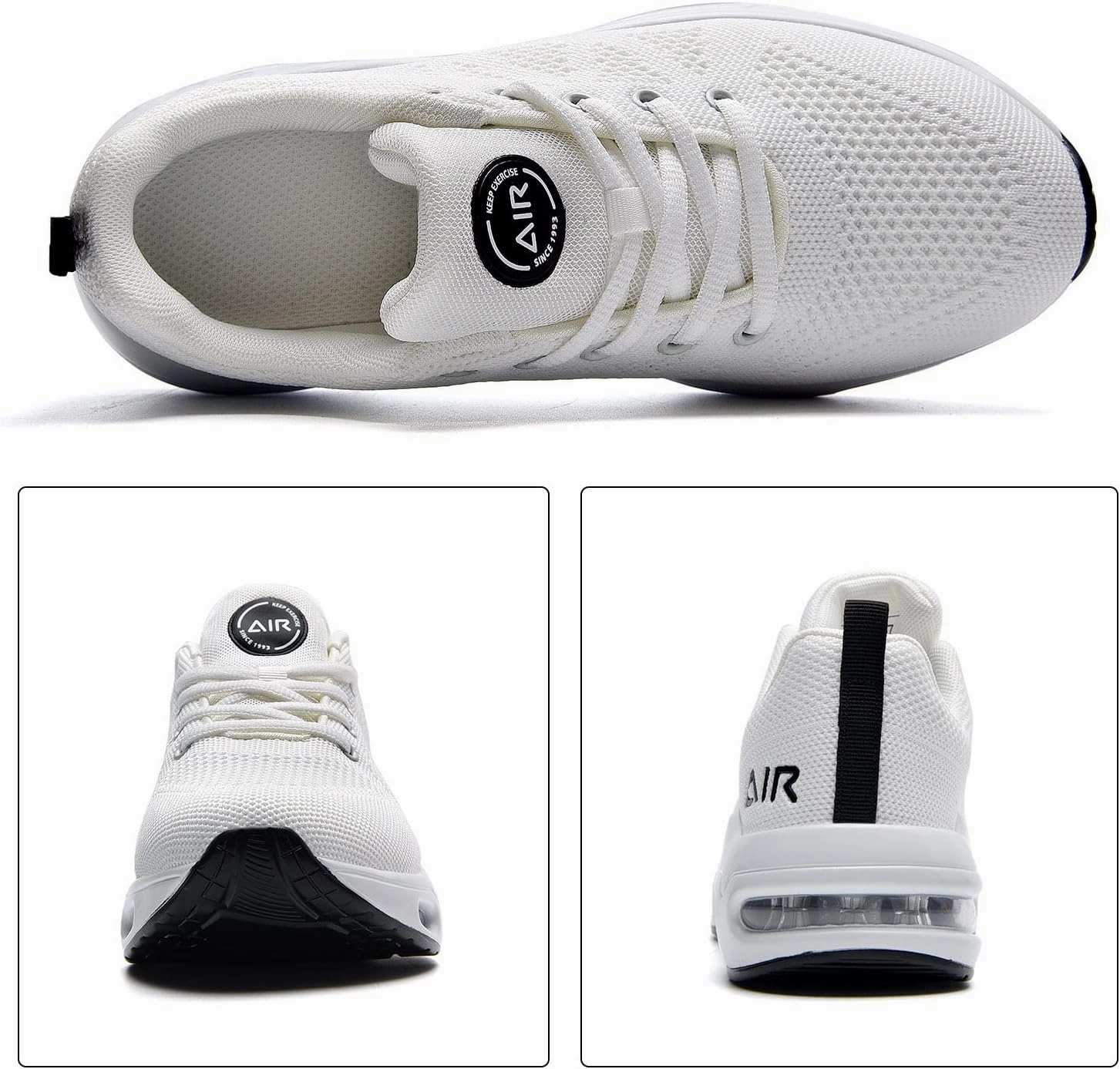 Handball Shoes For Badminton AUPERF Women Air Running Shoes Athletic Tennis Walking Shoes Lightweight Fashion Sneakers for Gym Sport Jogging