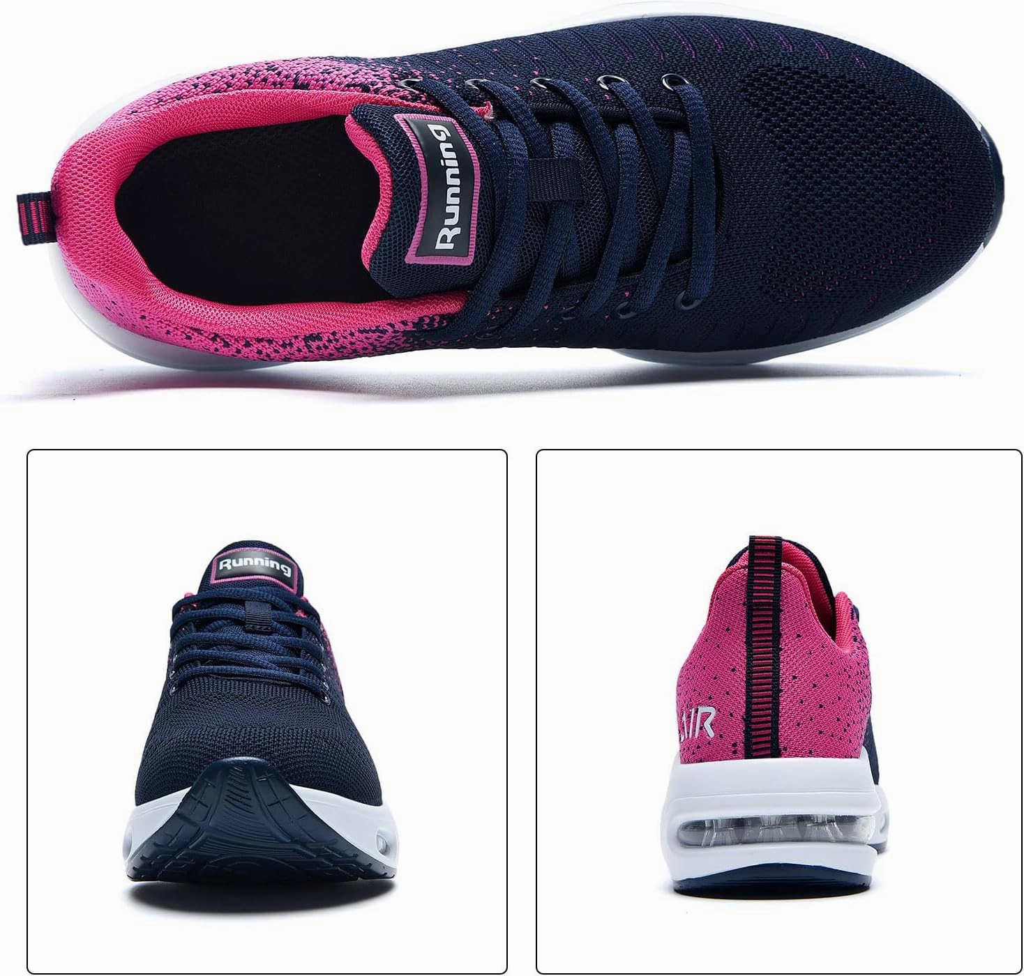 AUPERF Women Air Running Shoes Athletic Tennis Walking Shoes Lightweight Fashion Sneakers for Gym Sport Jogging Best Badminton Shoes 2025