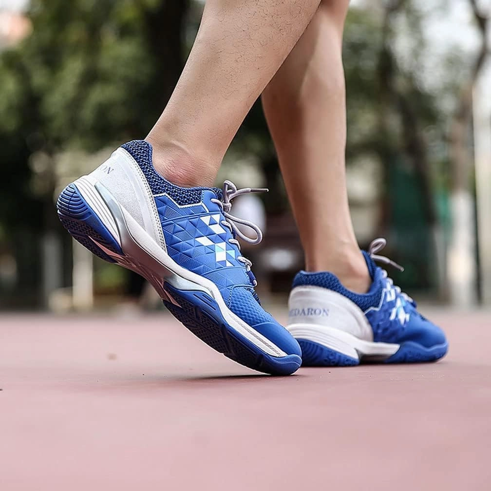 Badminton Shoes for Women Lace-Up Pickleball Tennis Shoes Arch Support Squash Volleyball Sneakers for Indoor Outdoor Court Best Volleyball Shoes Middle Blockers