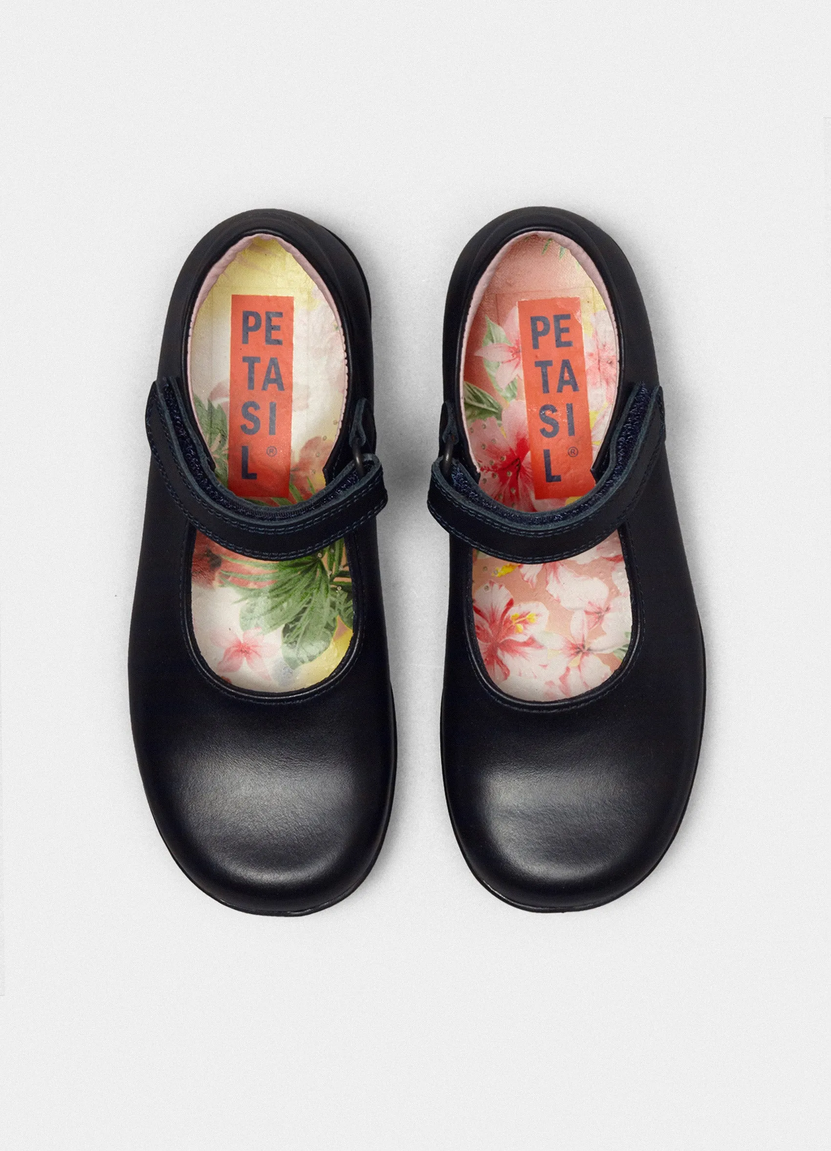 Puma Bodytrain Mary Jane Shoes Bea 4853 Navy Blue Leather