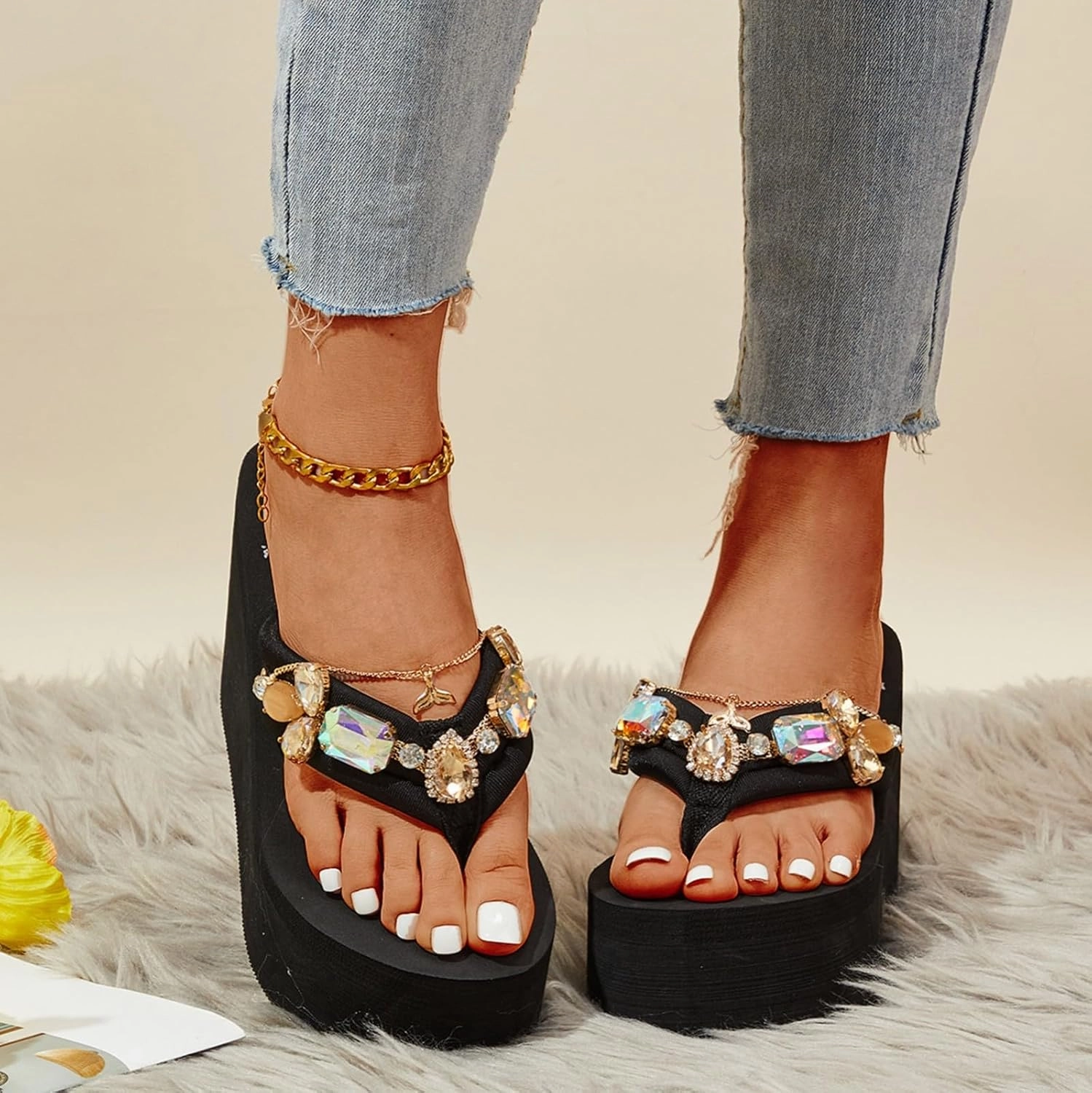 Flip Flops With Cushioned Sole Beach Flip Flops Women Flip Flops for Women with Arch Support Women Flip Flops Women's Arch Support Flip Flops