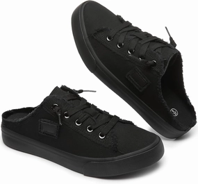 Gucci Slip On Fur BENPAO Women's Slip on Sneakers Canvas Slip ons Shoes Fashion Comfortable Mules Womens Non Slip Loafers Casual Backless Shoes