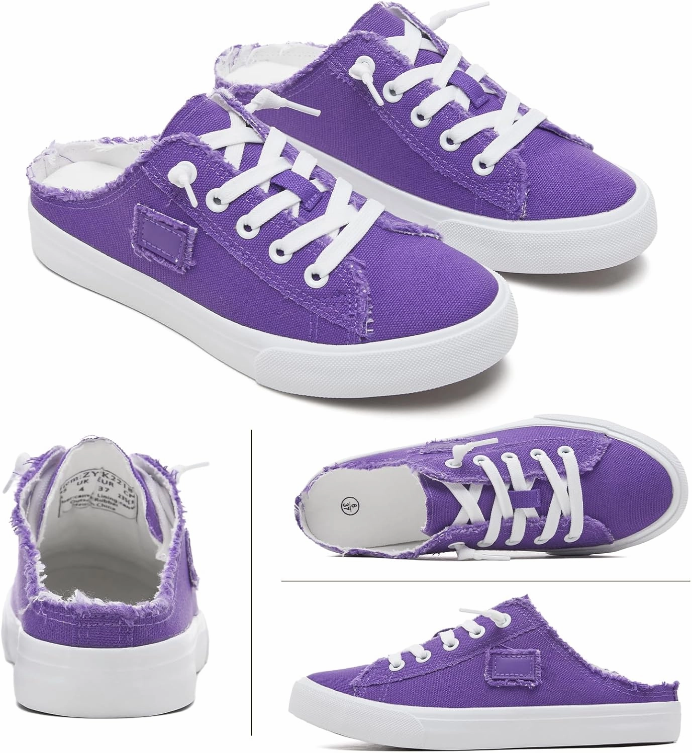 Alohas Slip On Cross Slip On Sneakers Slip On BENPAO Women's Slip on Sneakers Canvas Slip ons Shoes Fashion Comfortable Mules Womens Non Slip Loafers Casual Backless Shoes