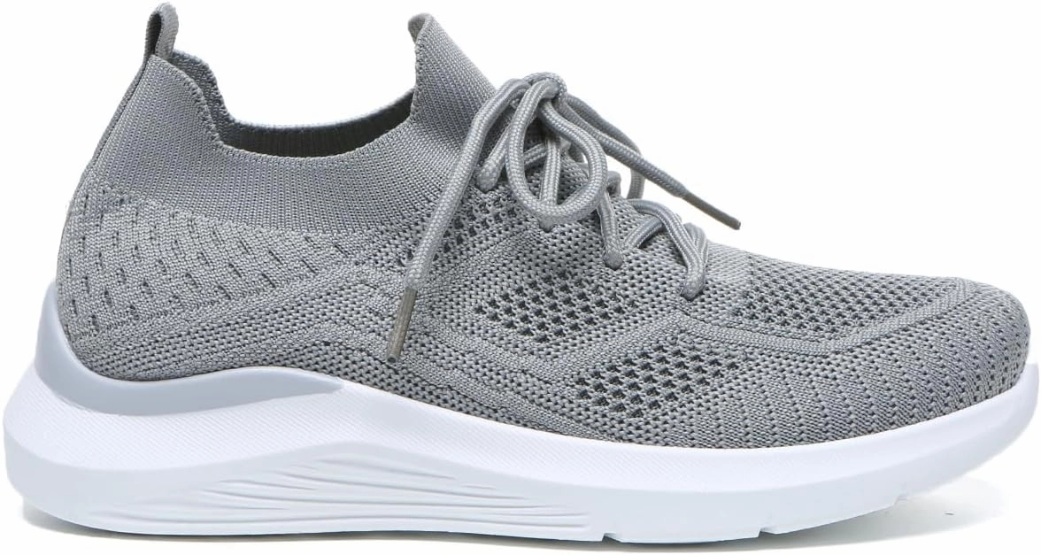 Bernal Sneakers for Women Casual Mesh Breathable Lace Up Walking Shoes Lightweight Non Slip Tennis Gym Workout Shopping Shoes Mizuno Vs Asics Volleyball Shoes