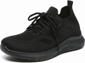 Bernal Sneakers for Women Casual Mesh Breathable Lace Up Walking Shoes Lightweight Non Slip Tennis Gym Workout Shopping Shoes Nike Hyperspeed Volleyball Shoes