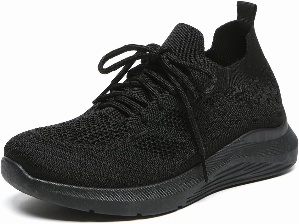 Volleyball Shoes Store Bernal Sneakers for Women Casual Mesh Breathable Lace Up Walking Shoes Lightweight Non Slip Tennis Gym Workout Shopping Shoes