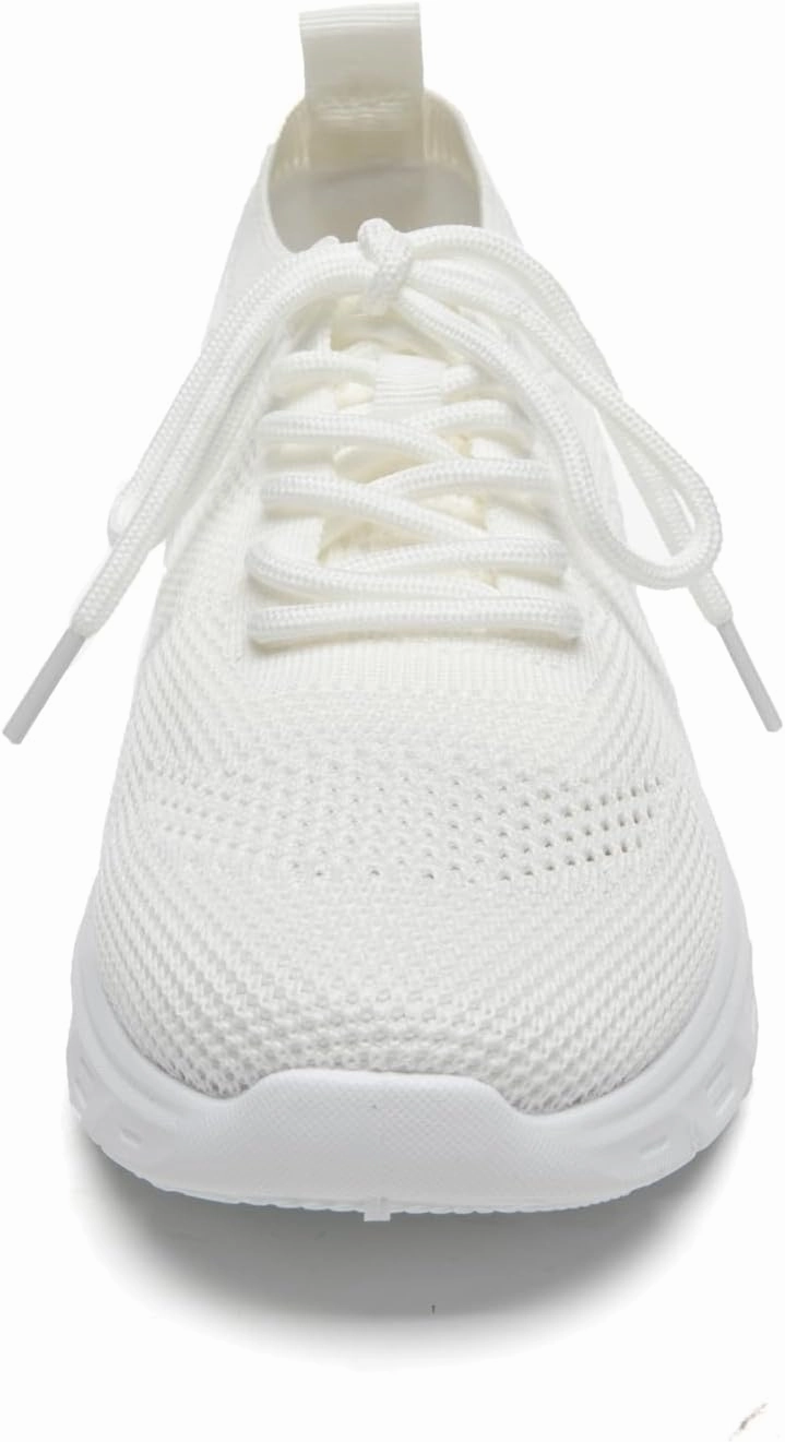 Bernal Women's Walking Shoes Casual Lace Up Lightweight Work Shoes Fashion Breathable Rhinestone Sparkle Sneakers Workout Gym Shoes Nike Volleyball Shoes Eastbay