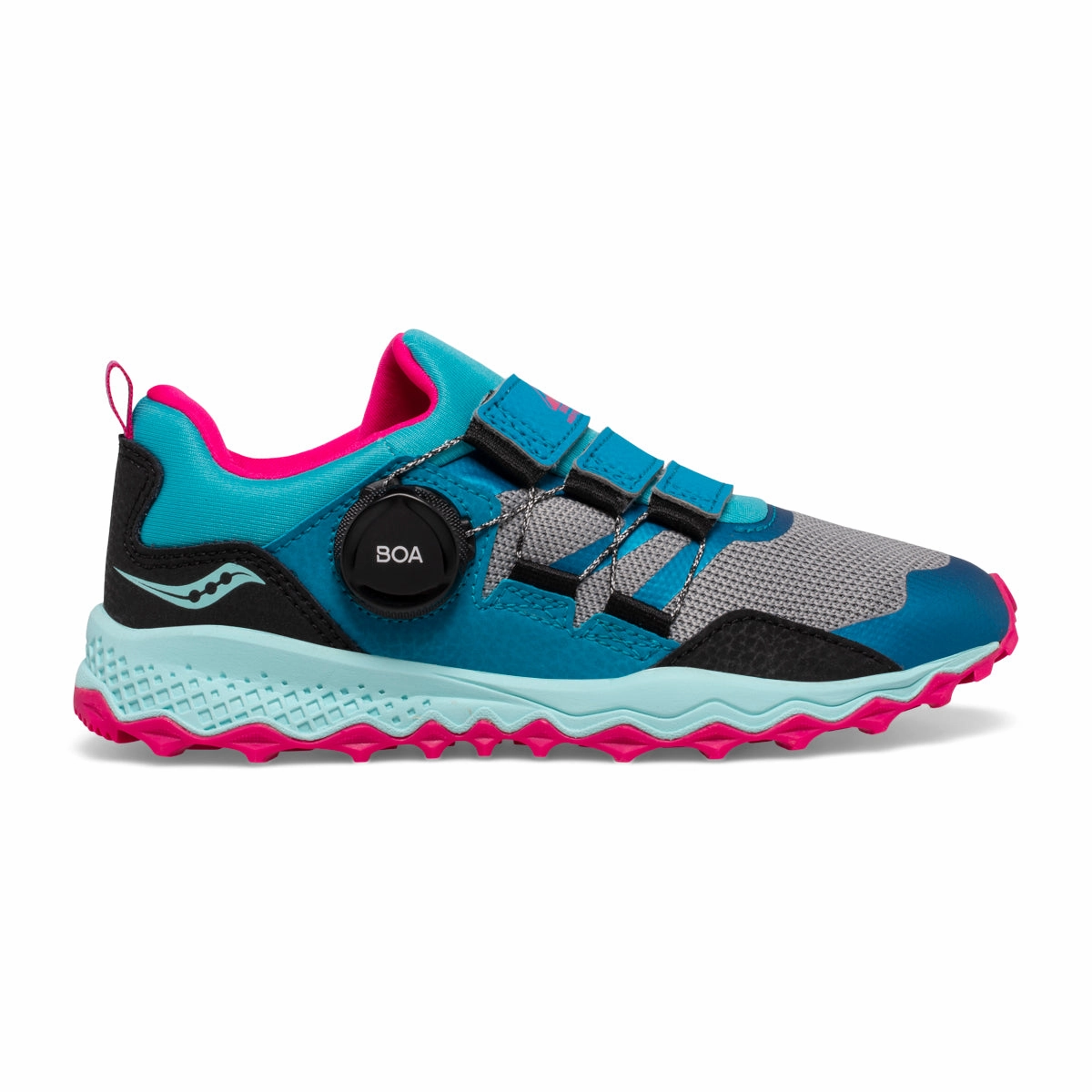 Running Shoes Fitting Guide Big Kid's Peregrine Shield BOA (Turquoise/ Pink)