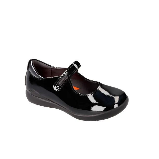 Mustang Shoes Mary Janes Biomecanics Girls School Shoe 181120-C Black Patent