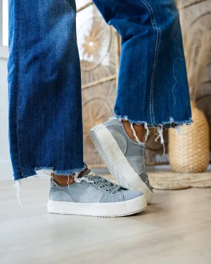 Rain Boots With Zipper Blowfish Super Smile Sneakers - Rain Drop Gray FINAL SALE