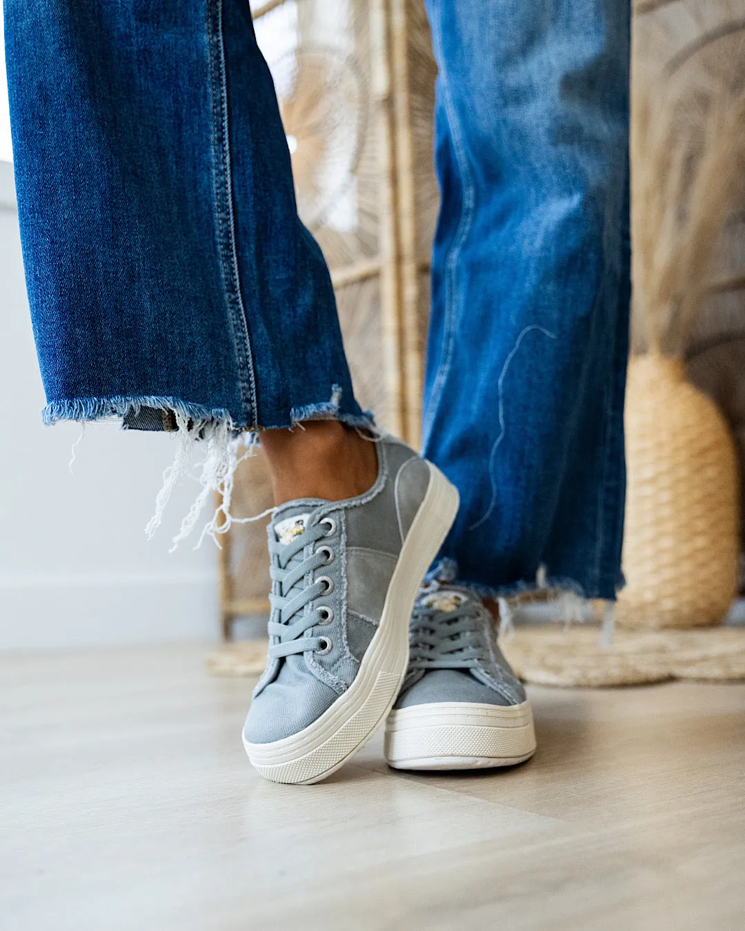 Ladybug Rain Boots Blowfish Super Smile Sneakers - Rain Drop Gray FINAL SALE