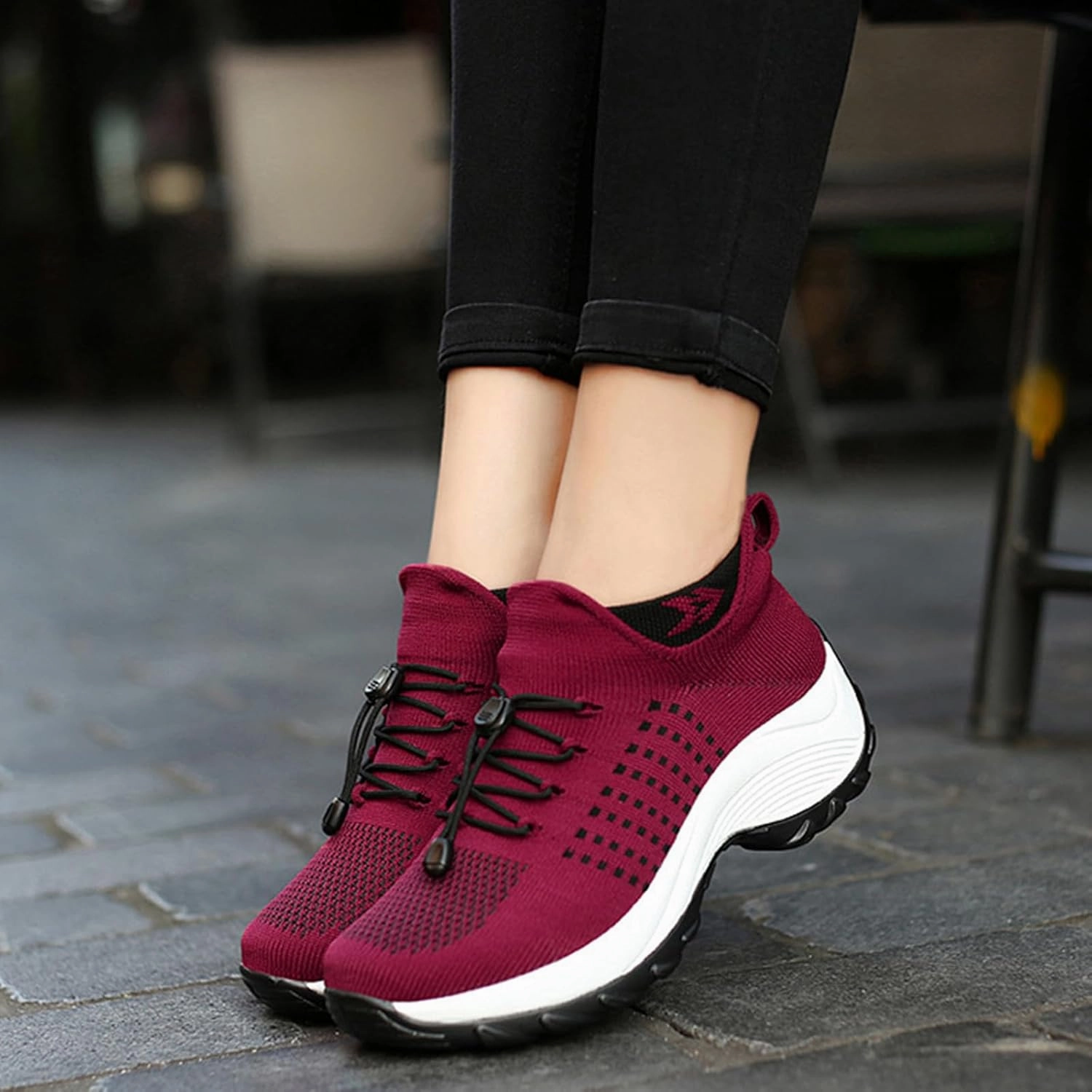 Asics Tiger Gel Kayano Trainer Knit Shoes HINDOLA Women's Orthopedic Sock Sneakers Breathable Mesh Nursing Work Comfortable Casual Air Cushion Athletic Running Jogging Shoes